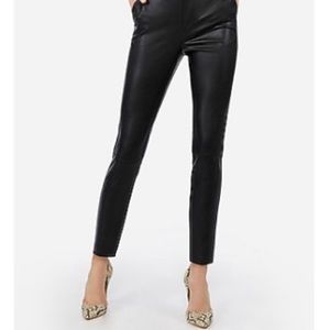 Express x Negin Mirsalehi Vegan Leather Pants